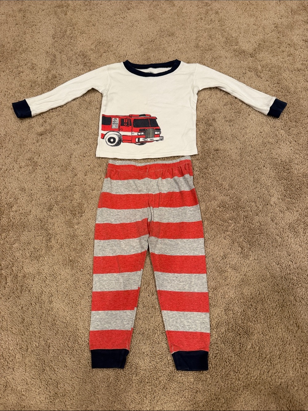 Boys 24 Months Fire Truck Pajamas